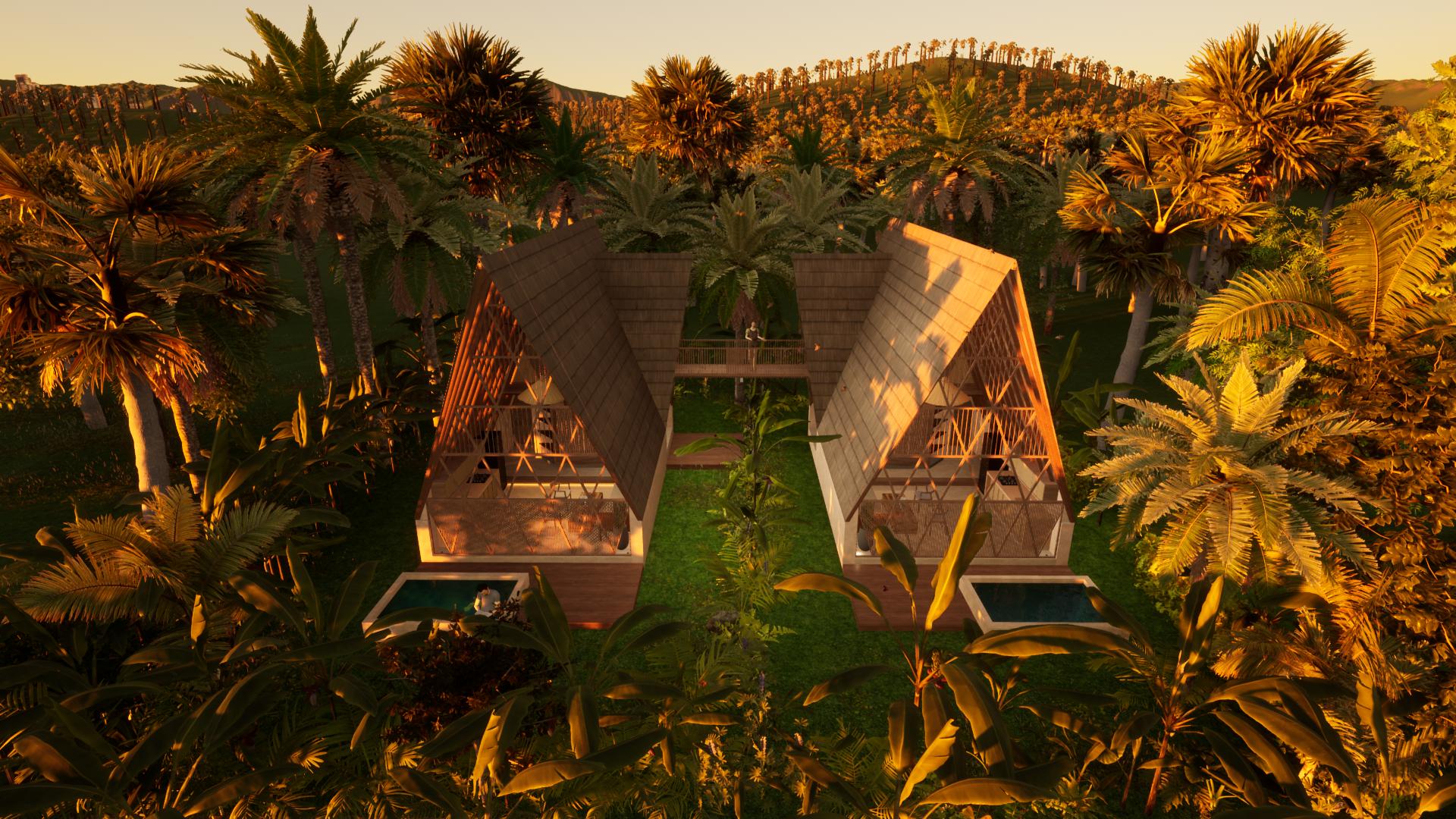 Haratora Home — render